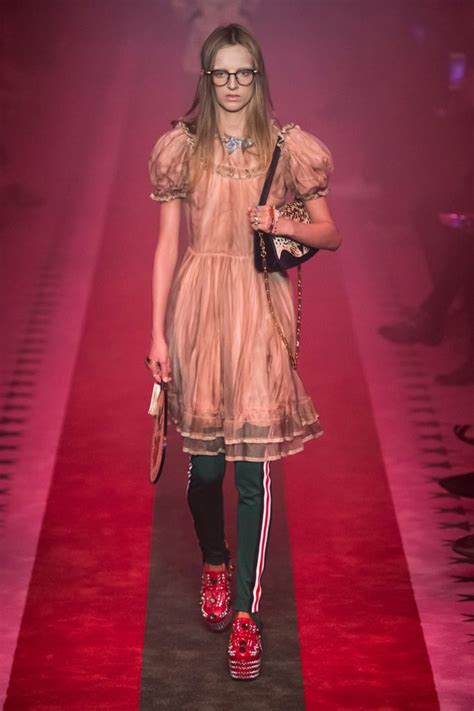 abiti lunghi gucci 2017|Gucci spring 2017.